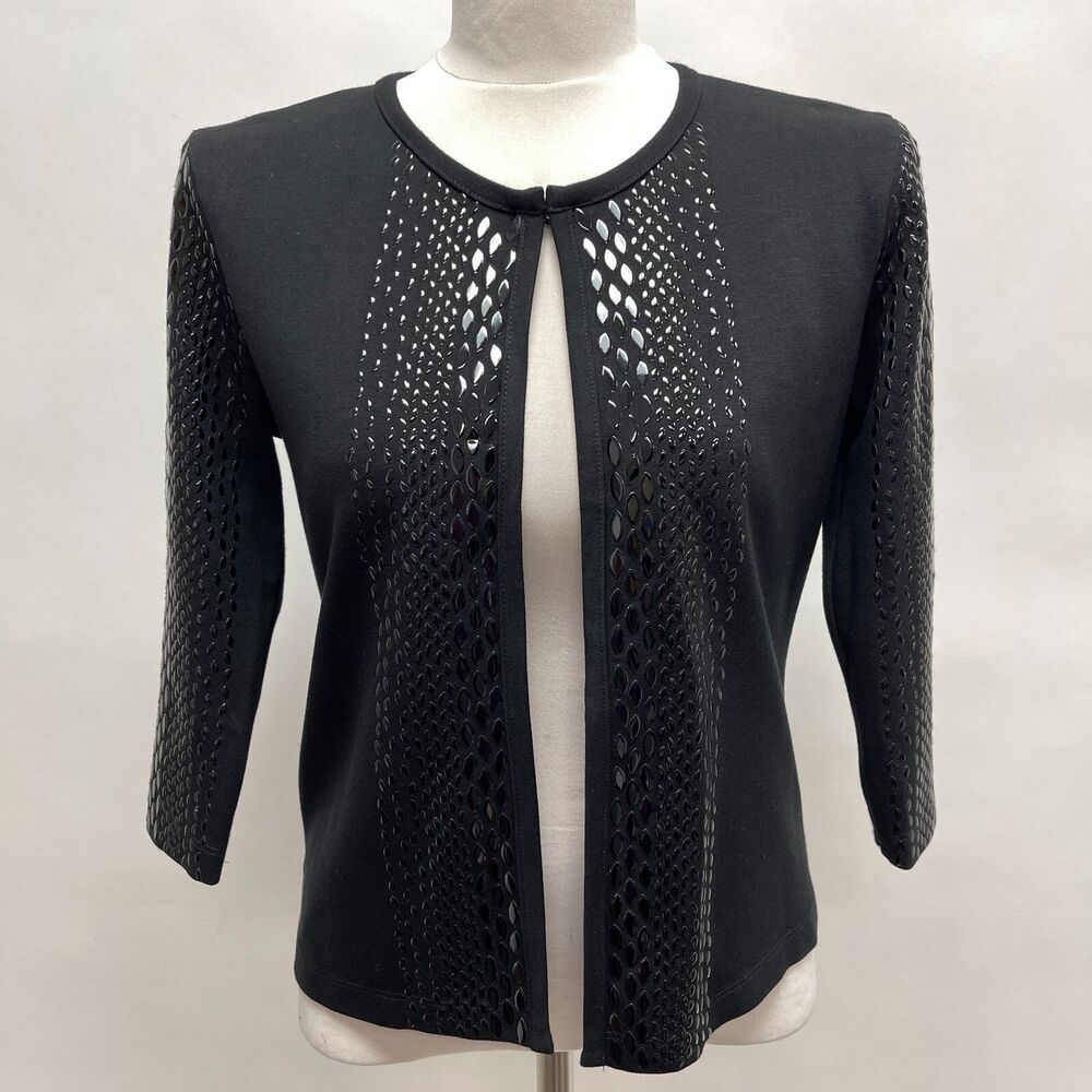 Grayse St.‎ John Women's Bolero Top XS Black $395 NWT